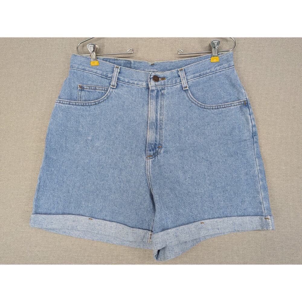 Vintage Riders Denim Blue Jeans Shorts Size 14M High Waisted USA -0925F164